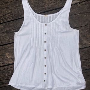 SOLD White JCrew Tank Top